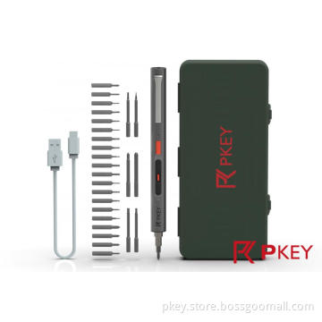 PPKEY Electric Screwdriver With 26 pieces Magnetic Bits